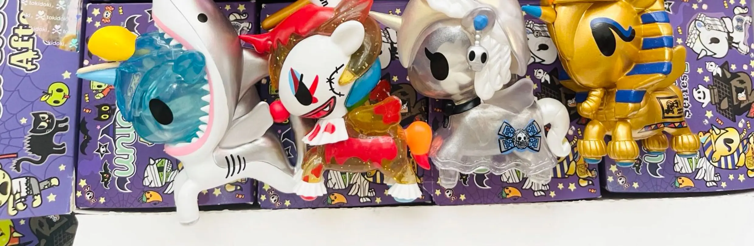 Tokidoki Nightfall Series 2-Einhorn-Blindbox – Narr, Braut, Welpeer, Pharao, Monddämon – Detail 3