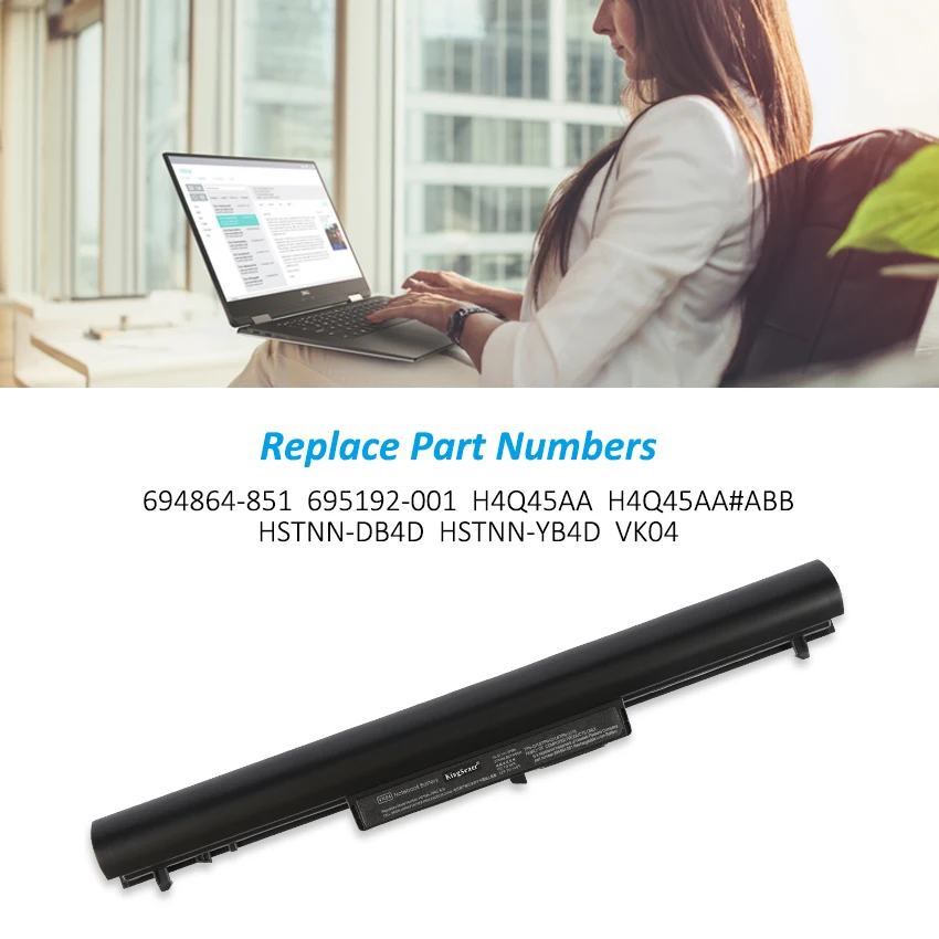 Kingsener-bateria para hp Pavilion Sleekbook 14 14t 15z 37wh Vk04 Hstnn-db4d Hstnn-yb4d 694864851 695192001 - Imagem 2