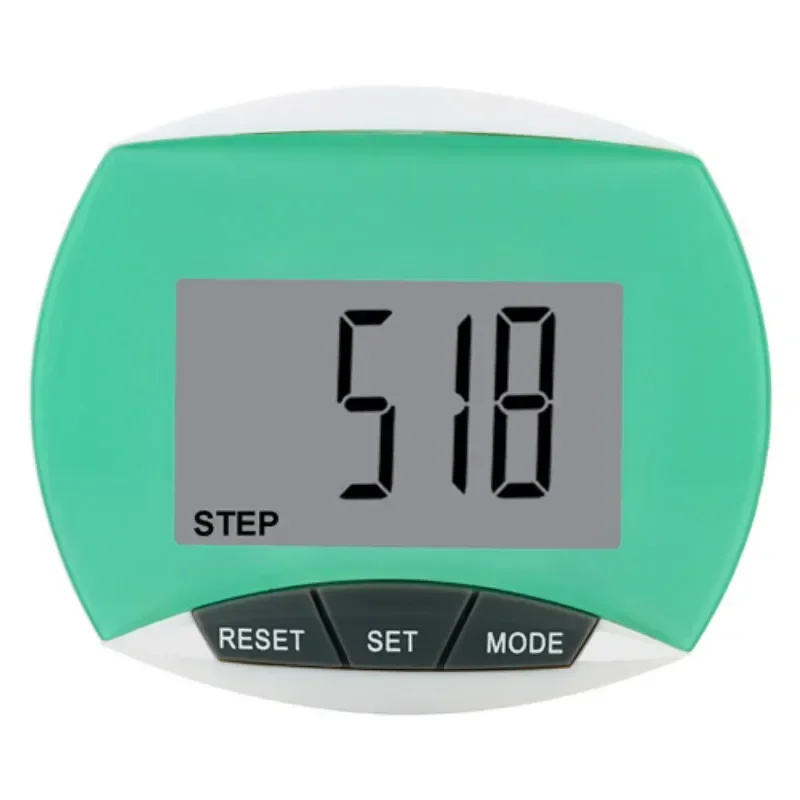 1Pc 3D Waterproof Multifunctional Pedometer Walking Sports Calorie Counting LCD Display Fitness Equipment