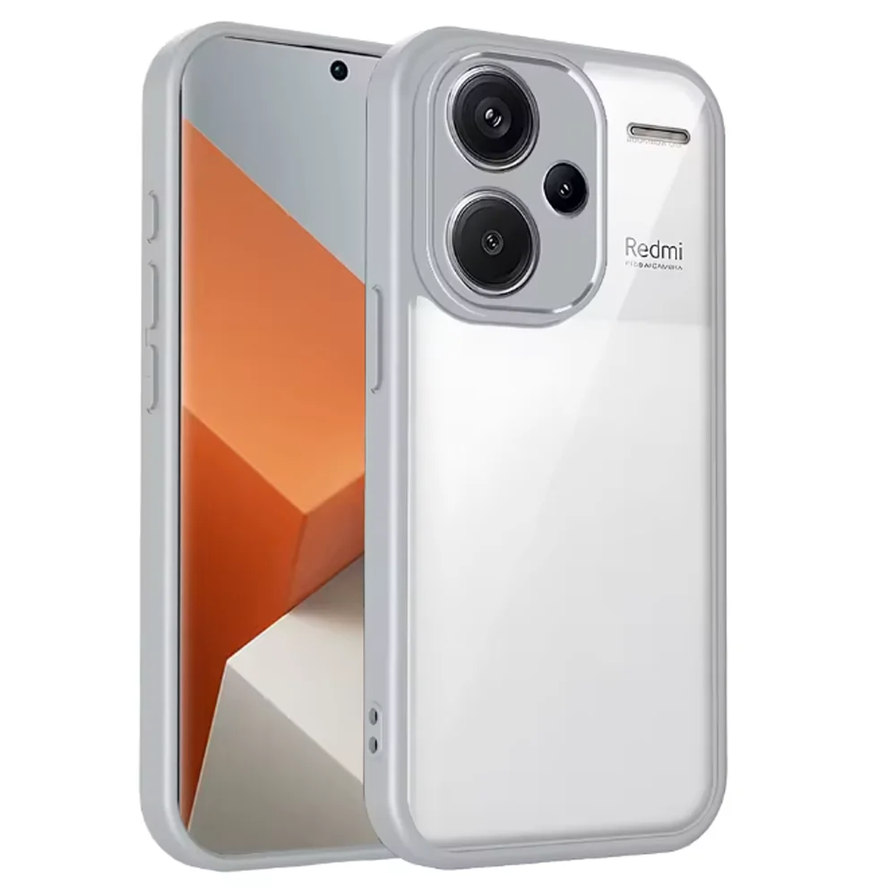 Shockproof Air Cushion Silicon Bumper Clear Matte Back Phone Case