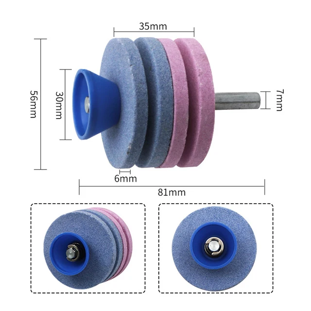 DIHAKI 56MM 4층 잔디 깎는 기계 숫돌로 날카로운 블레이드로 작업 효율성 향상