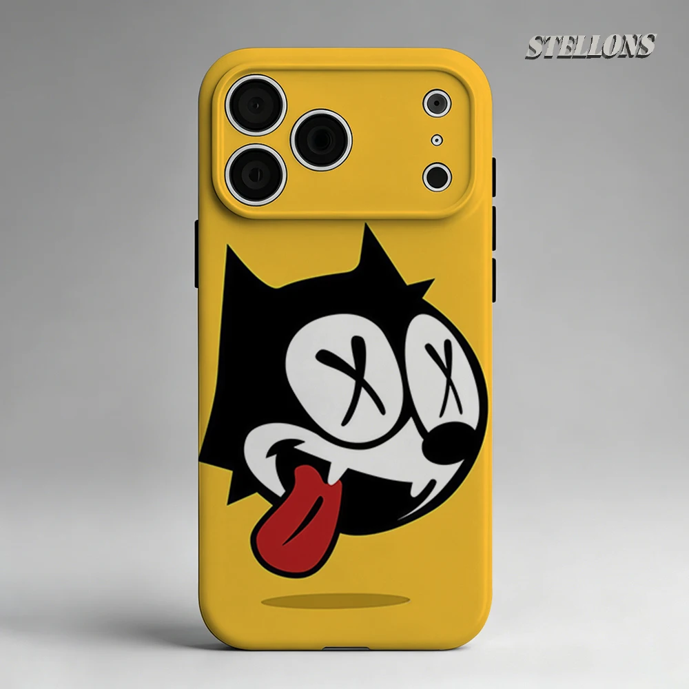 Felix The Cat Retro Cartoon Magnet-Ready Tough Phone Case