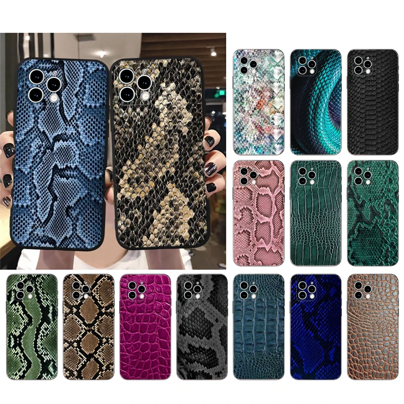 Funda para Smartphone de Cocodrilo Caiman Original Negro WD-1676 main image 0