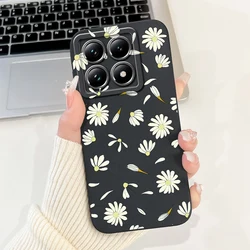 Luxury Sunflower Cartoon Girls Soft Silicone Phone Case for Xiaomi 14T (TYhei1616)