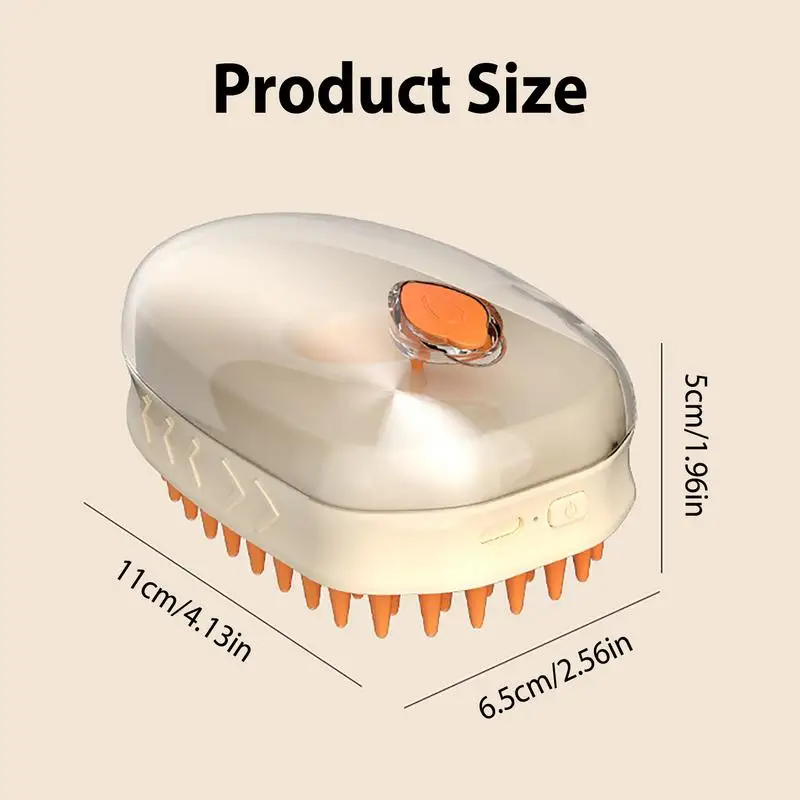 Steamy Cat Brush Steamy Shedding Brush For Dog Hair Rechargeable Shedding Brush For Dog Hair Steamy Massage Brush Pet Comb Cat 6