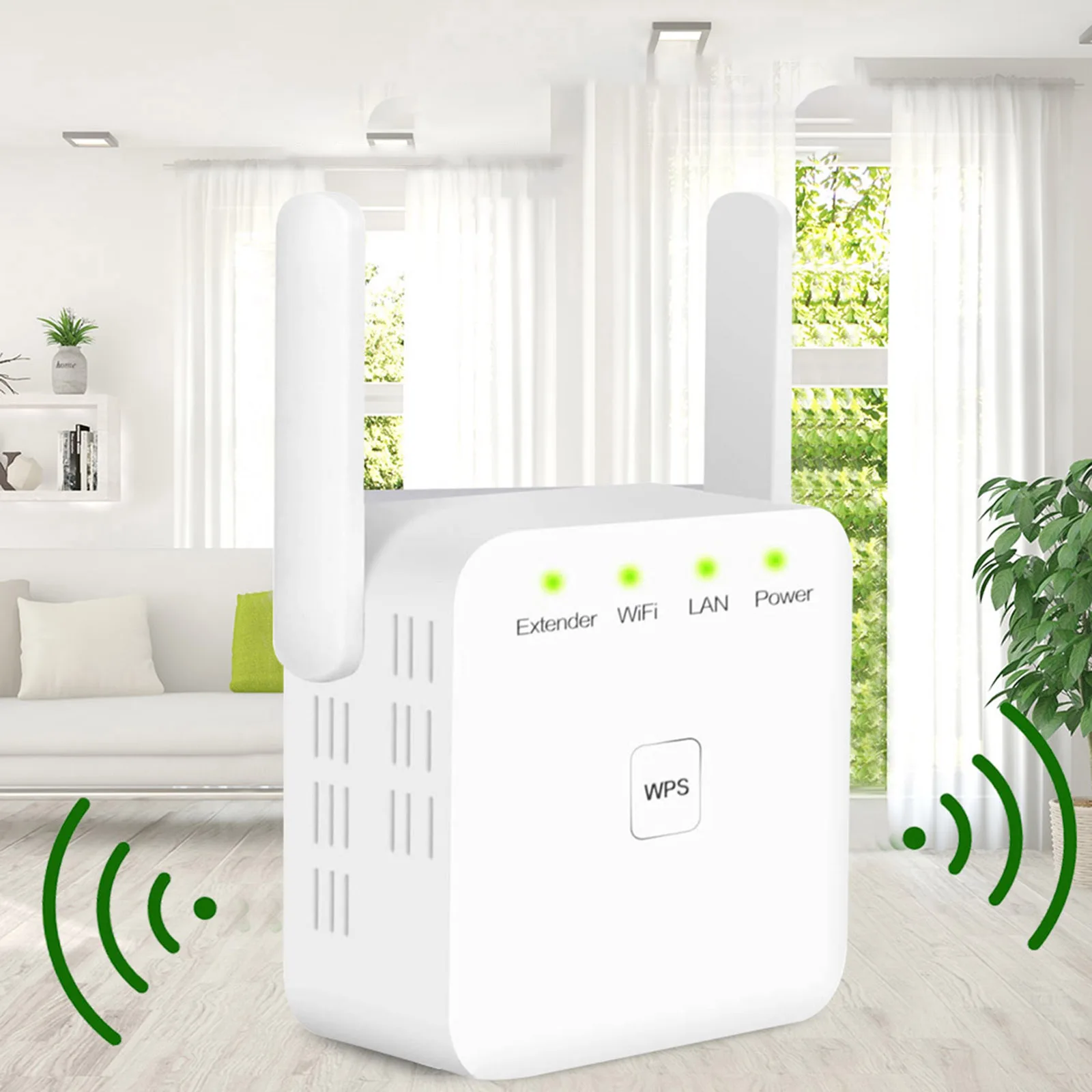 

2.4G Wireless WiFi Repeater Wi Fi Booster 300Mbps Signal Wifi Extender Network Wifi Booster Long Range Wi-fi Repeater US/EU Plug