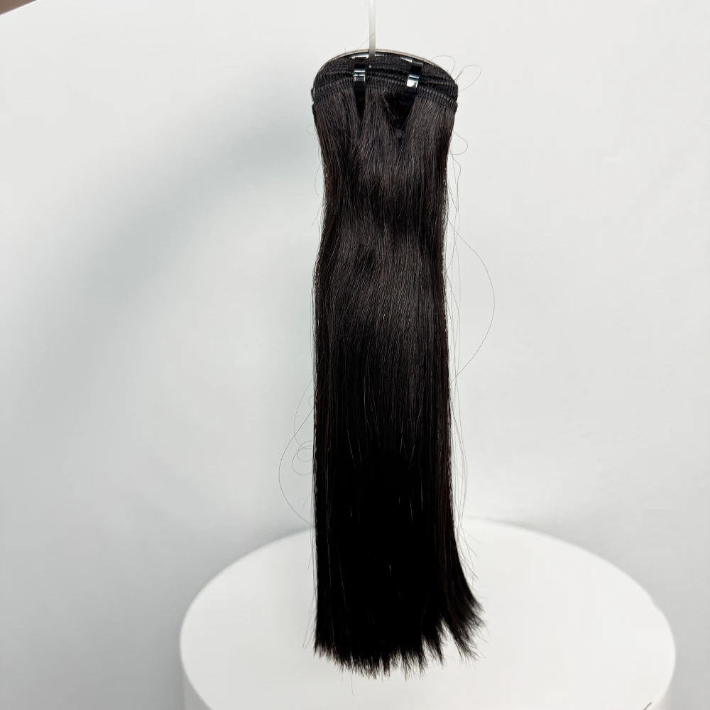 Bone Straight 2X6 Lace Closure Colored Vietnamese Human Hair Bundles and Closure Super Double Drawn Ombre Color Hair Extensions