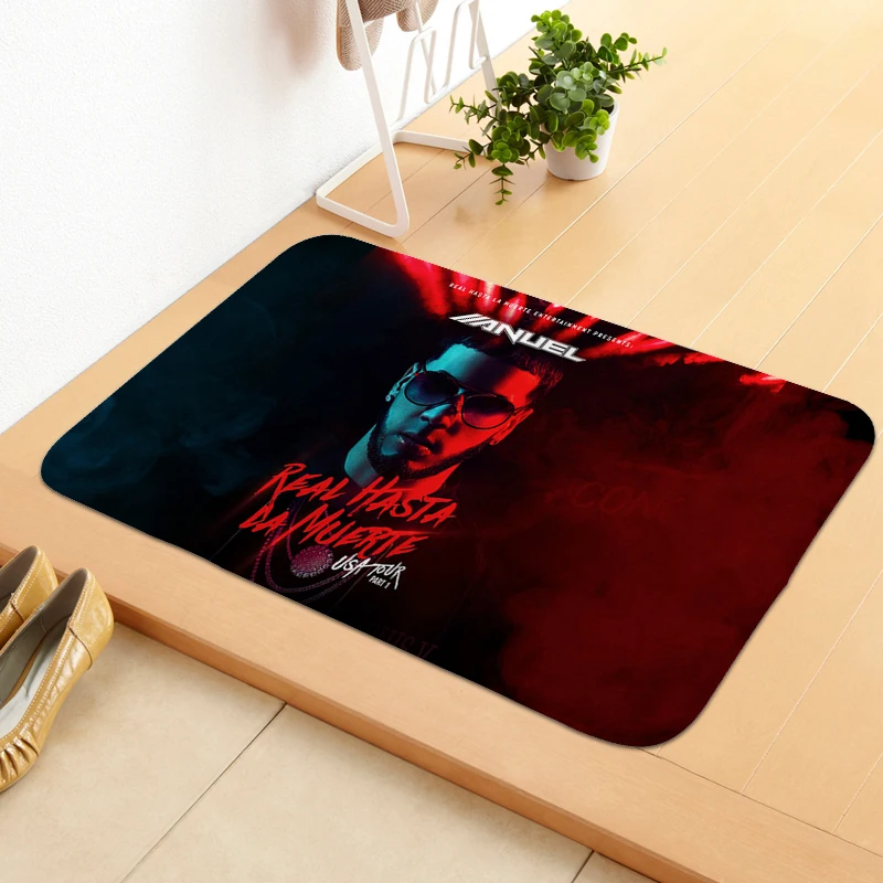 

Anime Carpet for Home Entrance Anuel- AA House Entrance Mat Room Decorating Items Floor Mats Front Door Funny Doormat Custom Rug