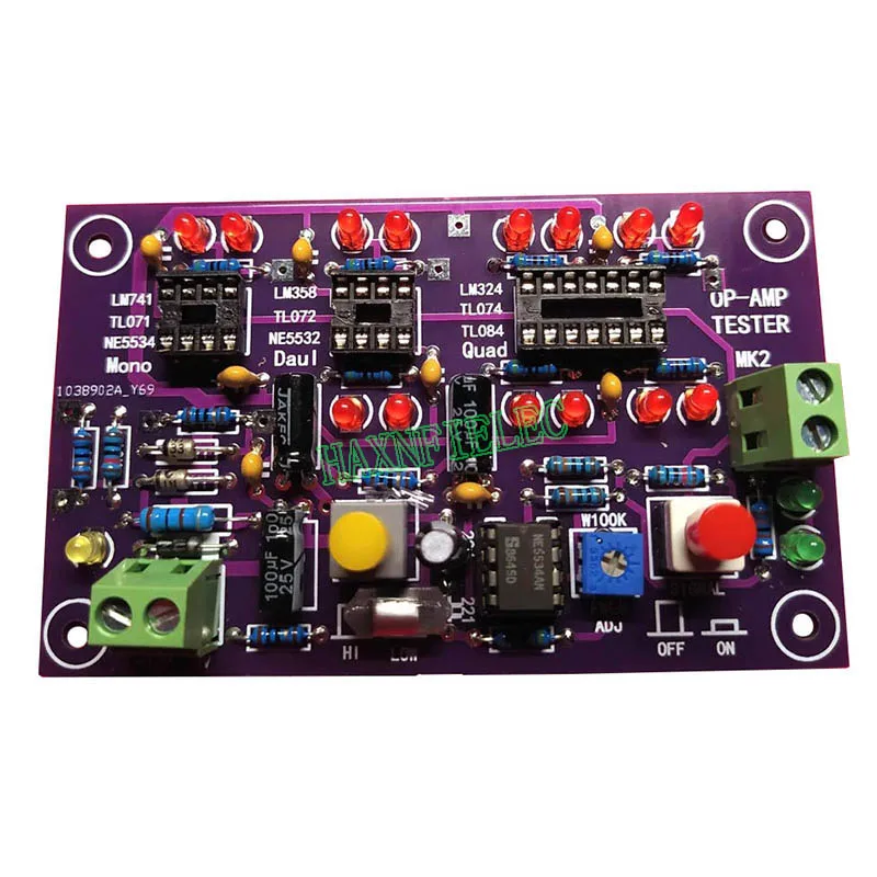 Operational Amplifier Tester 1PCS Operational Amplifier OP AMP Tester Single Mono Dual Quad OPAMP Chip High Speed Low Speed Differentiation