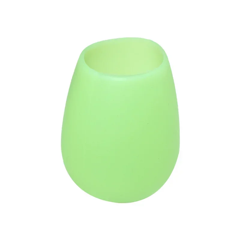 Food Grade Silicone Wine Cup Foldable Shatterproof Cup Party Camping Picnic Candy Color Soft Water Cups