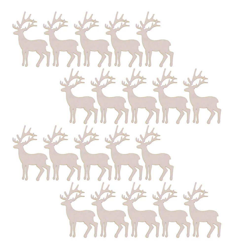 

DIY Wood Deer Crafts Sika Deer Graffit Wood Piece DIY Painting Slices Educational Wood Crafts Christmas Decor Acce A35