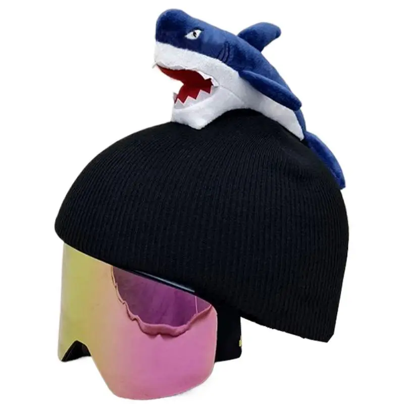 Ski Helmet Cover Snowboard Helmets Cover Snowboard Soft Windproof Skateboard Helmet Sports Cute Knitted Helmets for Kids