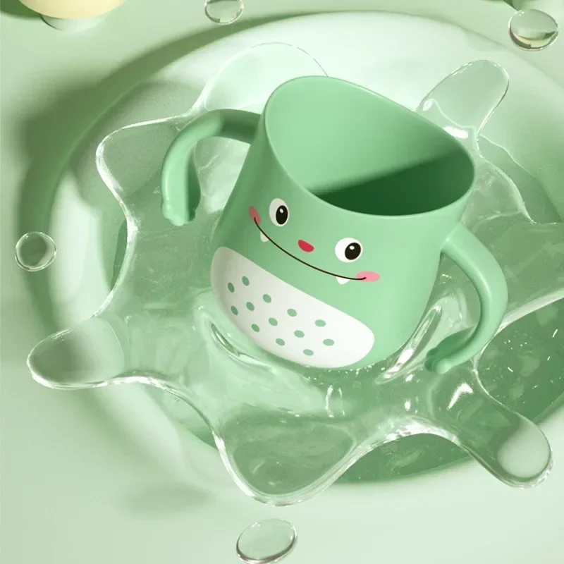 Cute Cartoon Children's Toothbrushes Cup Washing Cups Animals Dinosaur Shaped Anti Drop Mouthwash Cup for Baby Boys and Girls