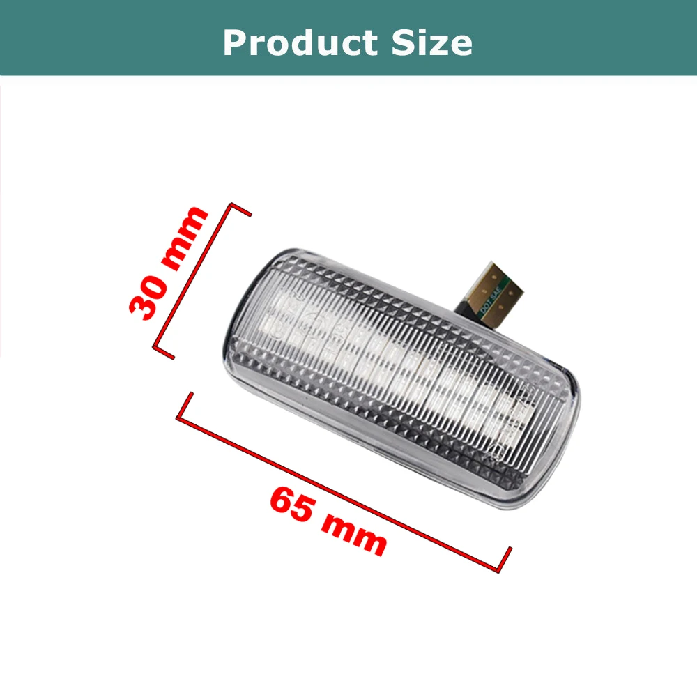 Intermitente Lateral LED Para Dodge Caliber Y Nitro - Lámpara Repetidora De Guardabarros, Izquierda Y Derecha