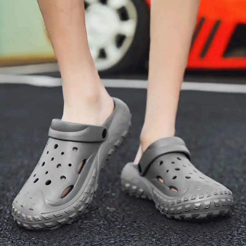 

No-Leather Casual Women's Flip-Flops On Platform Shoes Woman Fitness Fashion Rubber Clogs Choes Sports Sandals Bity Tennis Top