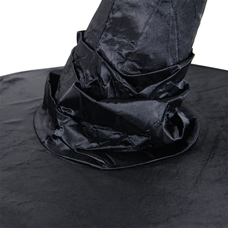 1Pc Vintage Halloween Frau Hexe Hut Schwarz Wizard Kappe für Party Coseplay Maskerade Hut Festival Requisiten Dekoration Zubehör – Detail 13