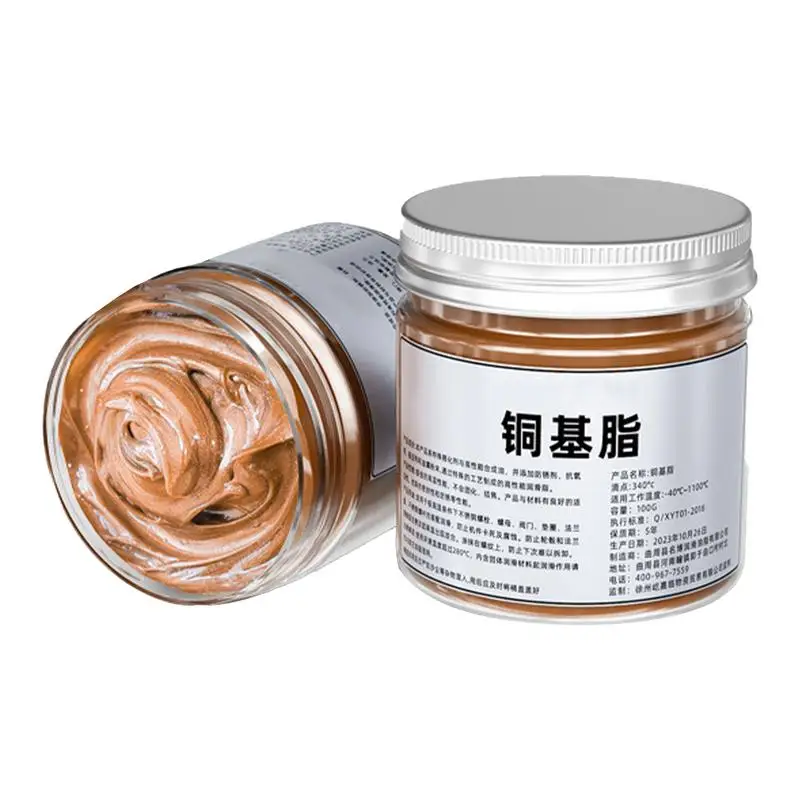 100g Copper Grease High Temperature Electrical Contact Grease Strong Adhesion Automotive Grease For Battery Connection Circuit