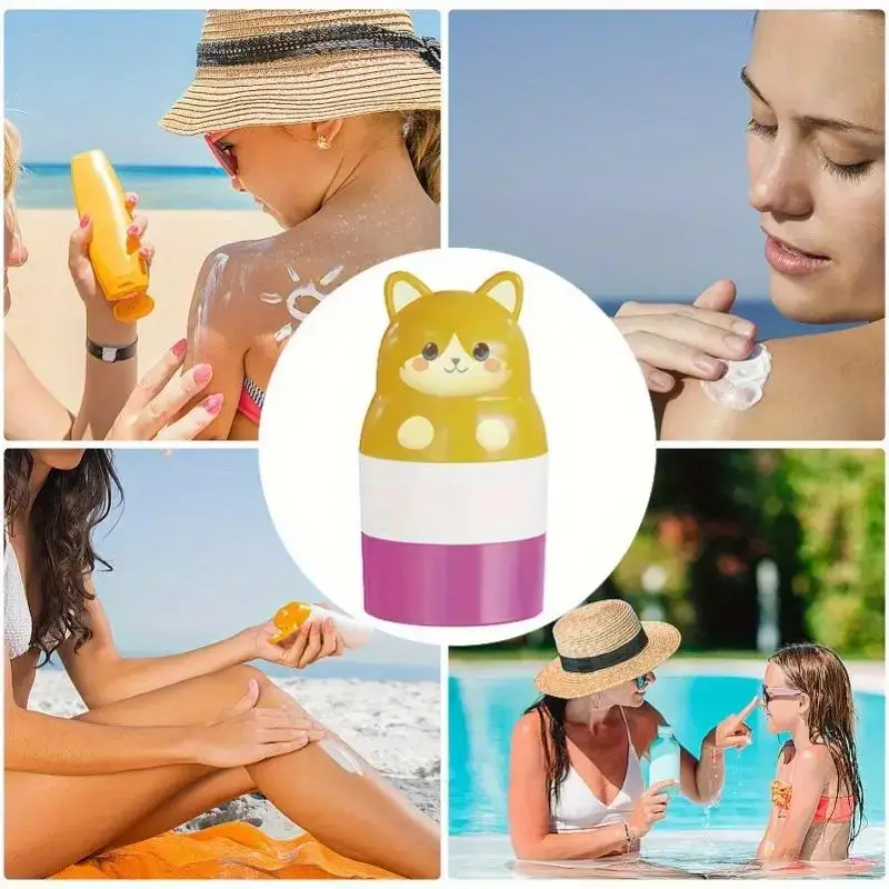 1pc Sunscreen Applicator for Body Application - Roller Massage Tool