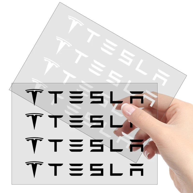 Reflecterende autostickers voor Tesla Model 3 en Model Y