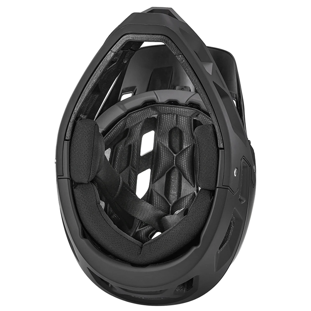 Integraler Mountainbike-Helm für Erwachsene, Racing-Downhill-MTB-Helm für Herren/Damen, Mountainbike-Helm mit Visier über 31 Belüftungsöffnungen – Detail 25