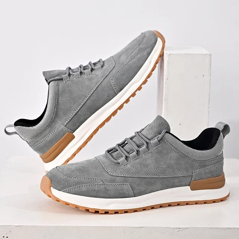 NEW Pigskin Leather Men Golf Sport Sneakers High Quality Male Golfer Athletic Training Shoes Spring Outdoor Walking Trainers