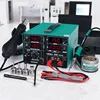YIHUA 853D 2A 3 in 1 Digital Welding Machines Hot Air Gun Solder Iron Repair Soldering Station BGA Rework Heat Gun Desoldering 4