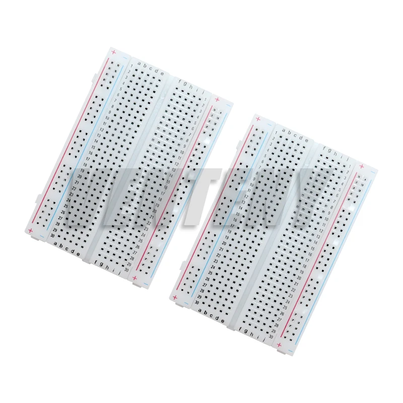 1-10pcs PCB Breadboard 400 Tie Points Solderless Mini Universal Test Protoboard DIY Bread Board for Bus Test Circuit Board