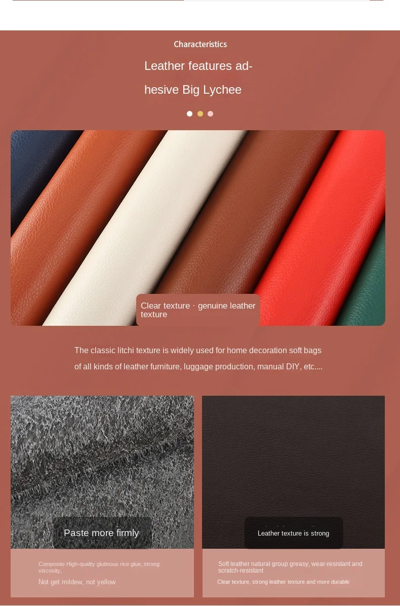 25x30CM Self Adhesive Leather Repair Patches for Handbags Sofa Car Seat Chair Furniture