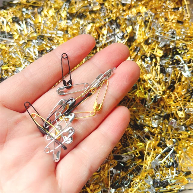 5000PCS 19/22mm Safety Pin Clips Mix Color Metal Paper Clip For