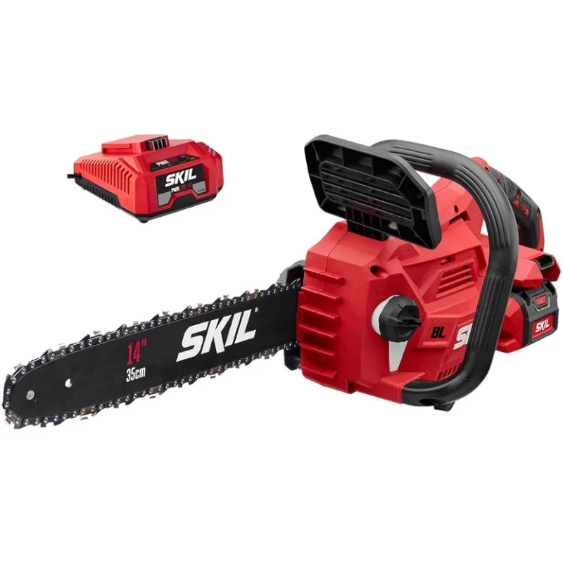

SKIL PWR CORE 40 бесщеточный 40 в 14 ”легкий комплект цепной пилы с бесинструментальным натяжением цепи и Автоматической Смазкой, включает в себя аккумулятор 2,5 Ач