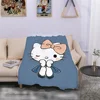 Couch Throw Blanket for Bed MINISO Hello Kitty Decorative Sofa Blankets Fluffy Soft Blankets Bedspread on the Bed Halloween Boho 2