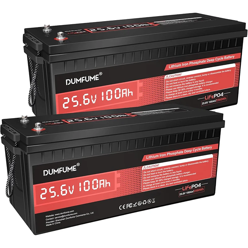 2 pack 25.6V 100A