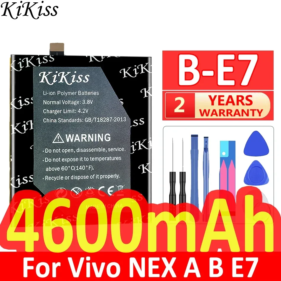 

Мощная батарея 4600 мАч KiKiss Φ BE7 для Vivo NEX A B E7 B-E7