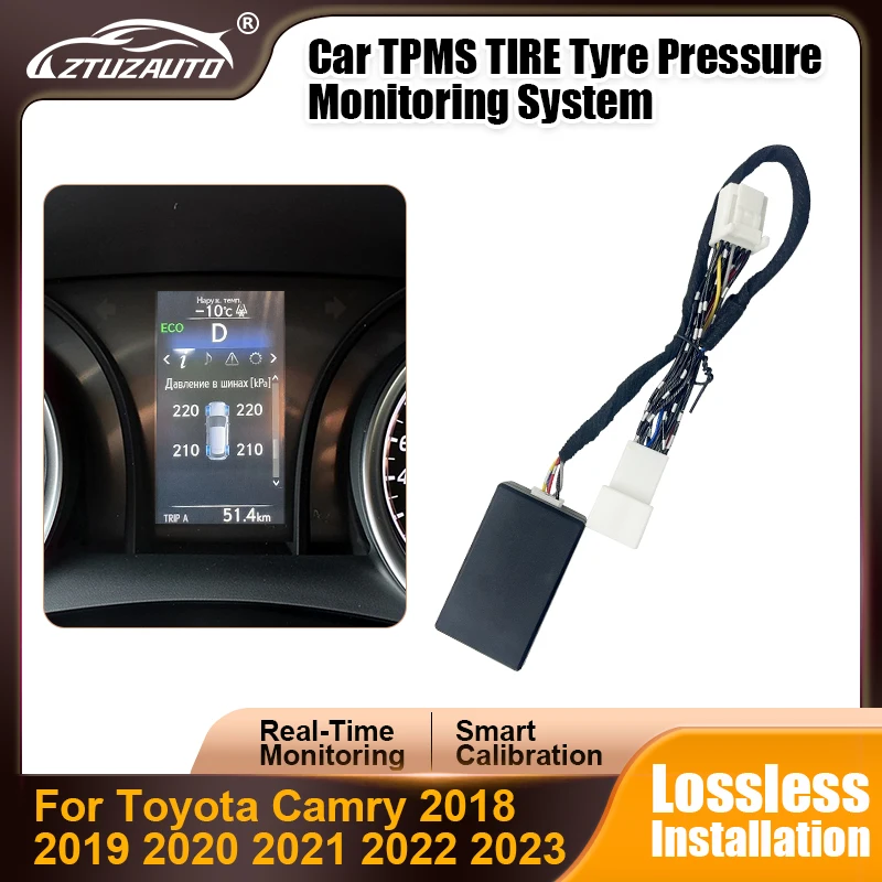 For Toyota Camry-TPMS Tire Digital LCD Display Auto Security Alarm Tyre Pressure Monitor System Camry