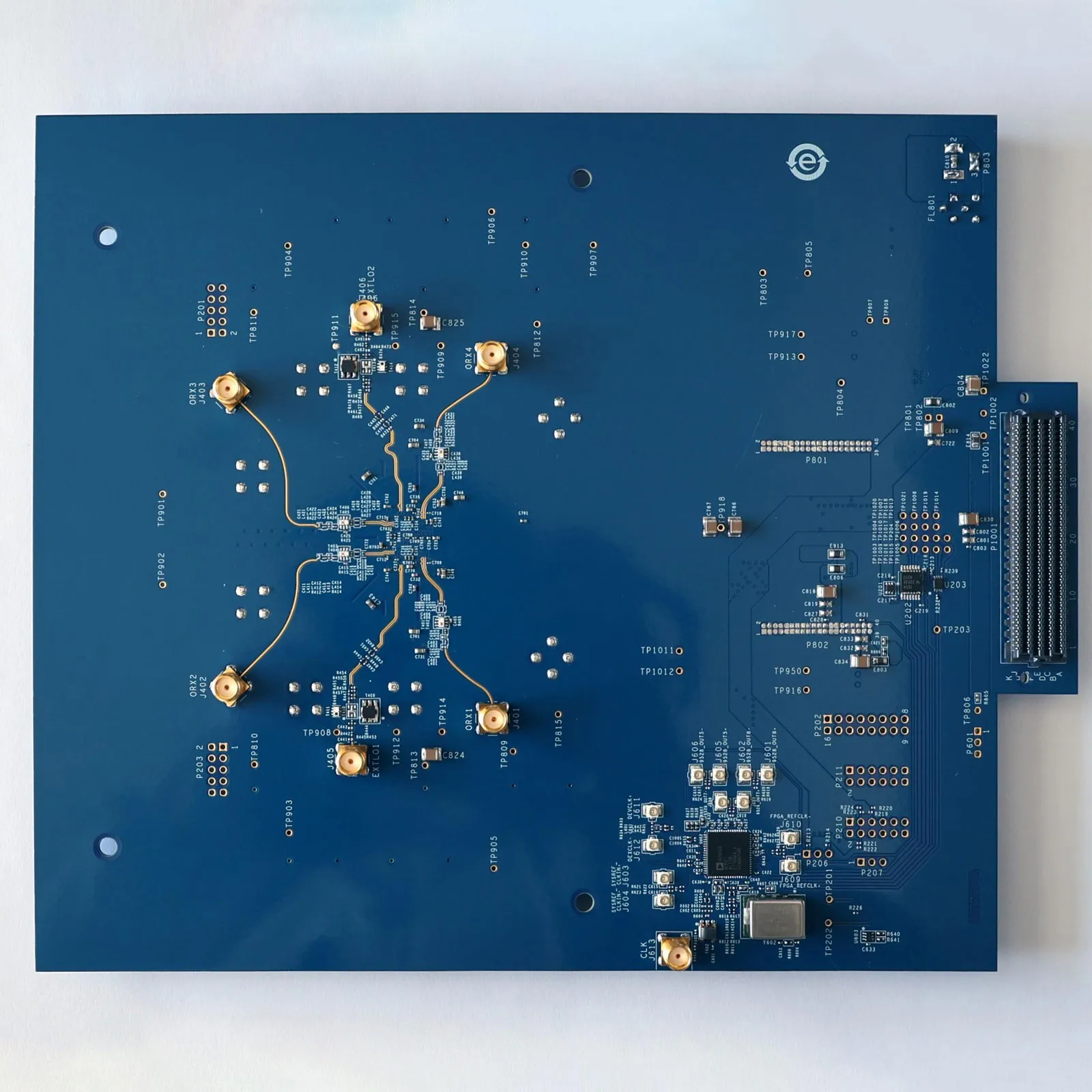 Hamgeek ADRV9026 RF 하위 보드 4채널 650MHz-6000MHz 광대역 RF 트랜시버 보드 TDD 및 FDD 애플리케이션 지원