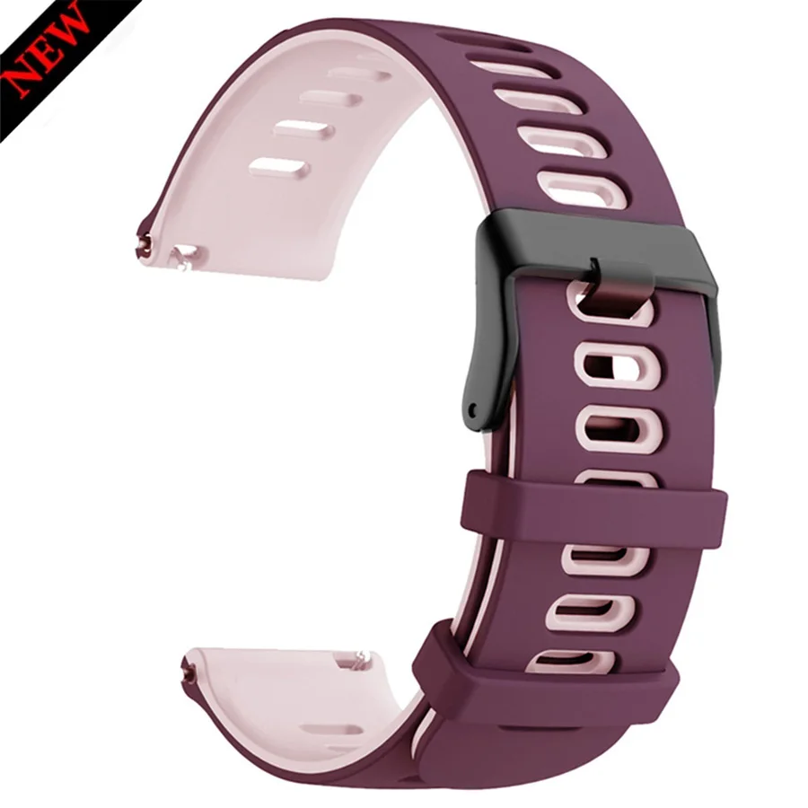 Versatile Rubber Watch Strap - 20mm/22mm Replacement Band