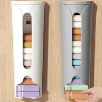 Plastic Bag Storage Closet Wall Hanging Underwear Organizer Garbage Bag Storage Box Kitchen Plastic Bags Kitchen Accessories 2