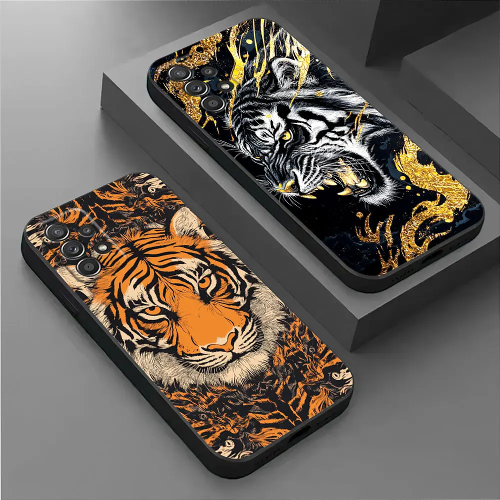 Tiger Design Soft Phone Case - Stylish and Protective