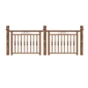 Fence Panels or Garden Iron Fence Wholesale Aluminium Coated Barrier in Steel for Swimming Pool Black Fencing, Trellis & Gates 3