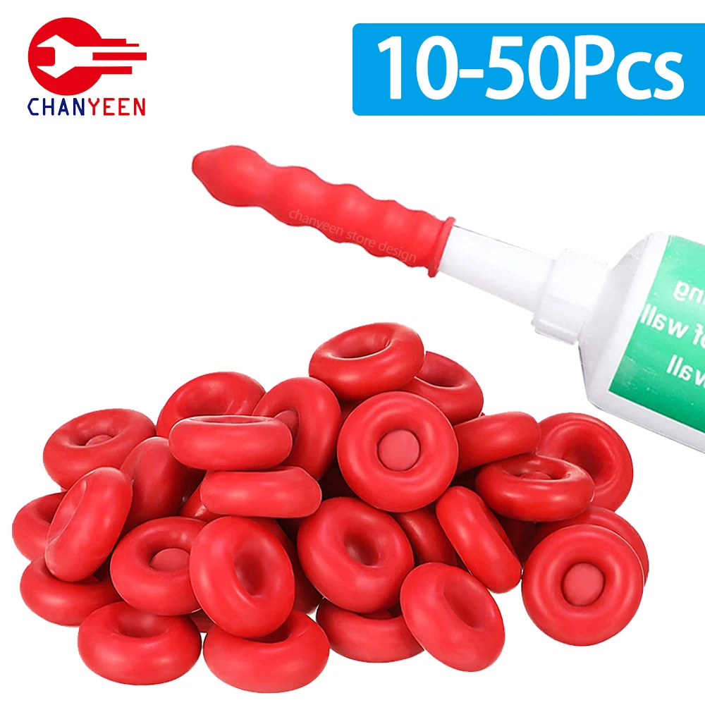 Caulking Gun Nozzles 10-50pcs Caulk Saving Tube Covers For Sealing Preserving Construction