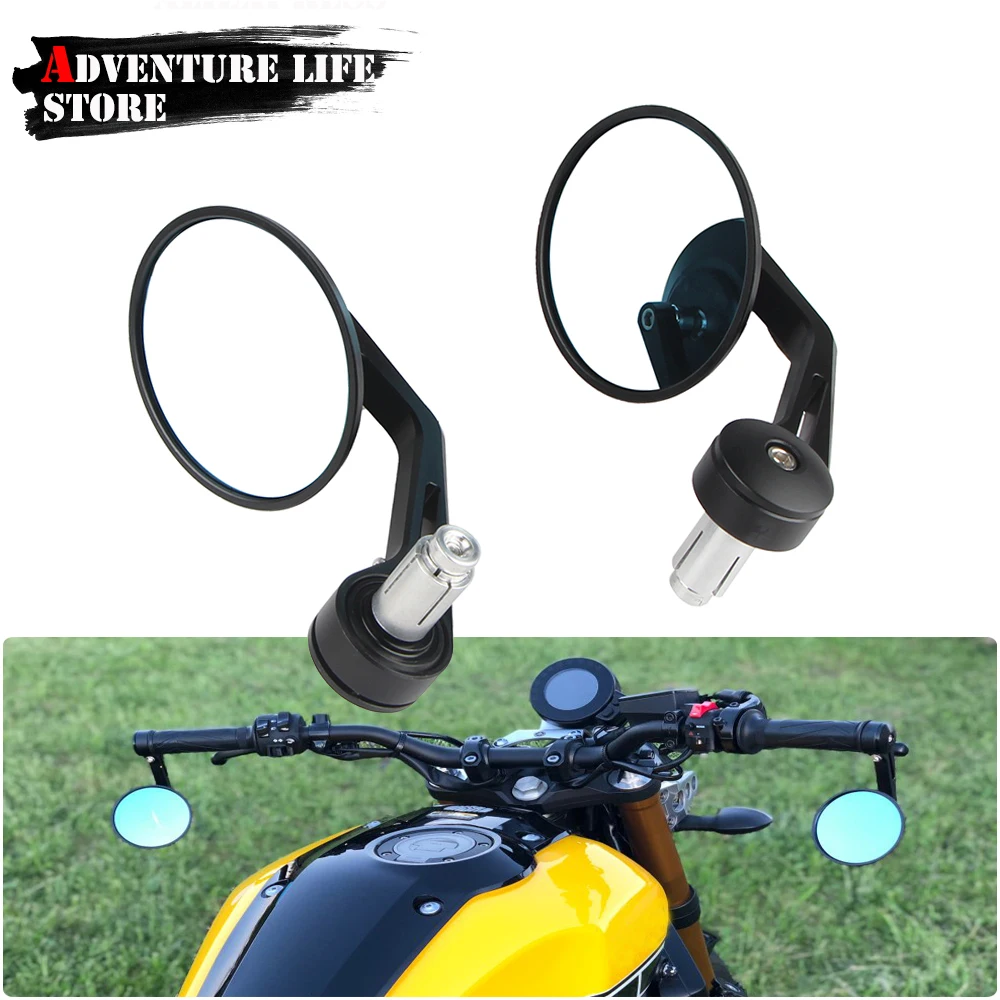 

Мотоциклетные зеркала 13 мм-18 мм, ручка для Suzuki B-King GSF1250 GSF600, скутер Crusier, зеркало заднего вида для Kawasaki, для BMW