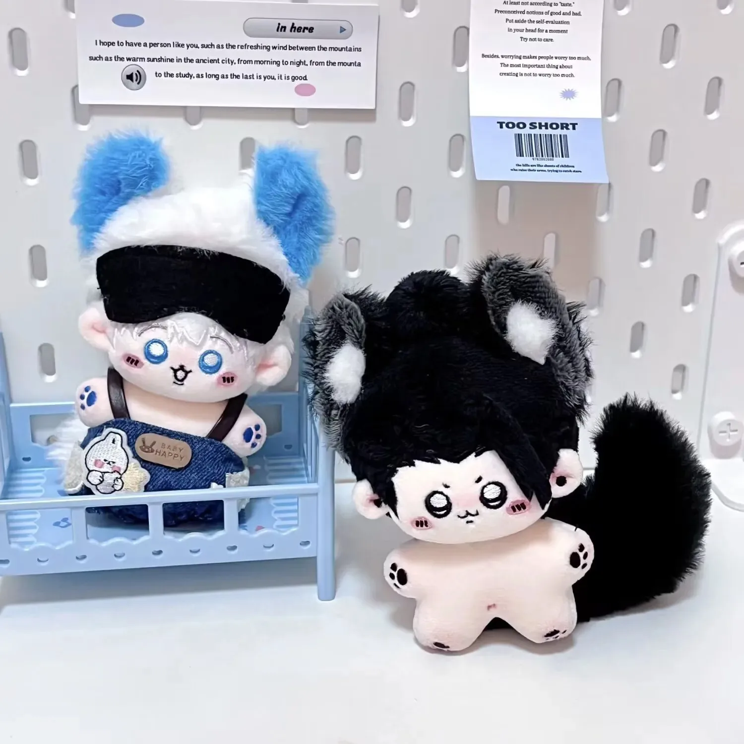 

Anime Satoru Gojo Geto Suguru Lovely 10CM Mini Adorable Plush Doll Soft Starfish Body Pendant Keychain Anime Props Toys