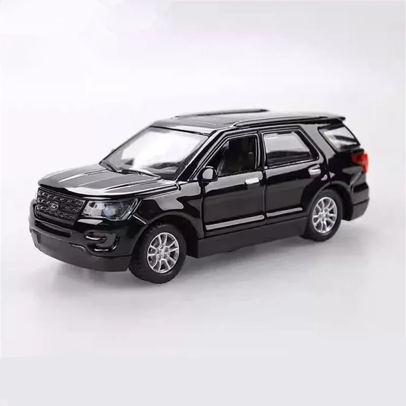 1:36 Ford Explorer SUV Alloy Car Model Diecast & Toy Metal Off-road Vehicles Car Model Sound and Light Simulation Childrens Gift 3