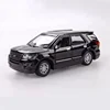1:36 Ford Explorer SUV Alloy Car Model Diecast & Toy Metal Off-road Vehicles Car Model Sound and Light Simulation Childrens Gift 3