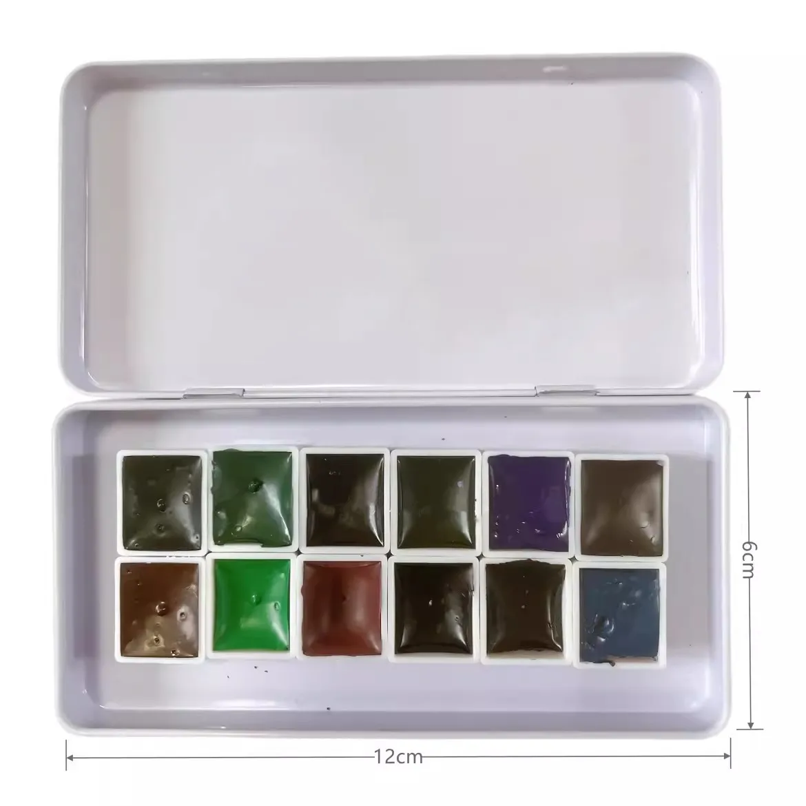 MAIRTINI 12colors 1/2ml Layed Watercolor Paint Set Handmade Sample Artist Professional Water Color For Painting Art Supplies