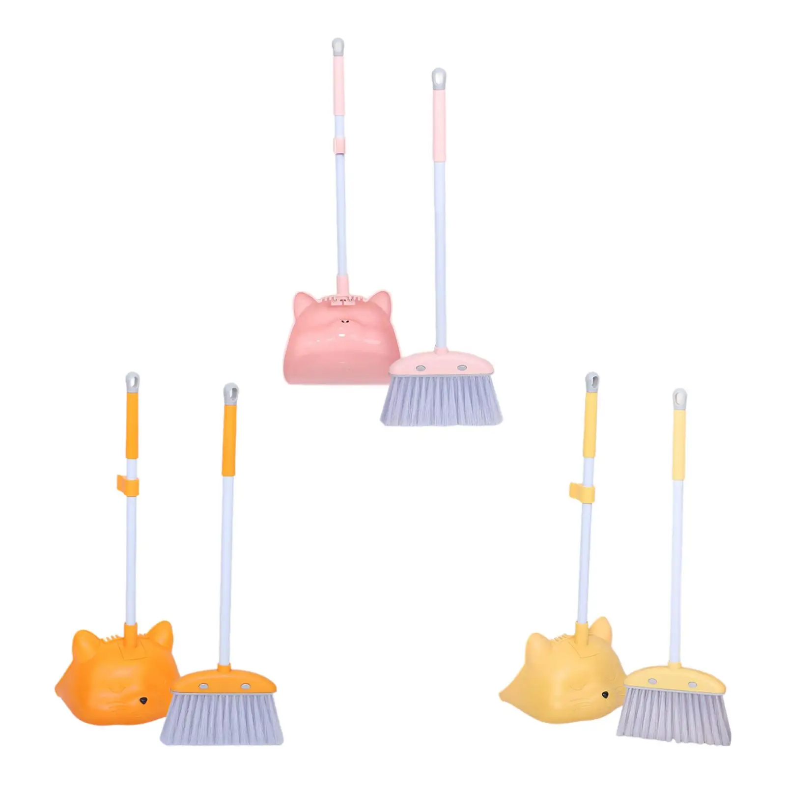 Mini Broom with Dustpan Kids Cleaning Set Toddlers Cleaning Toys Set Sweeping Play for Boys