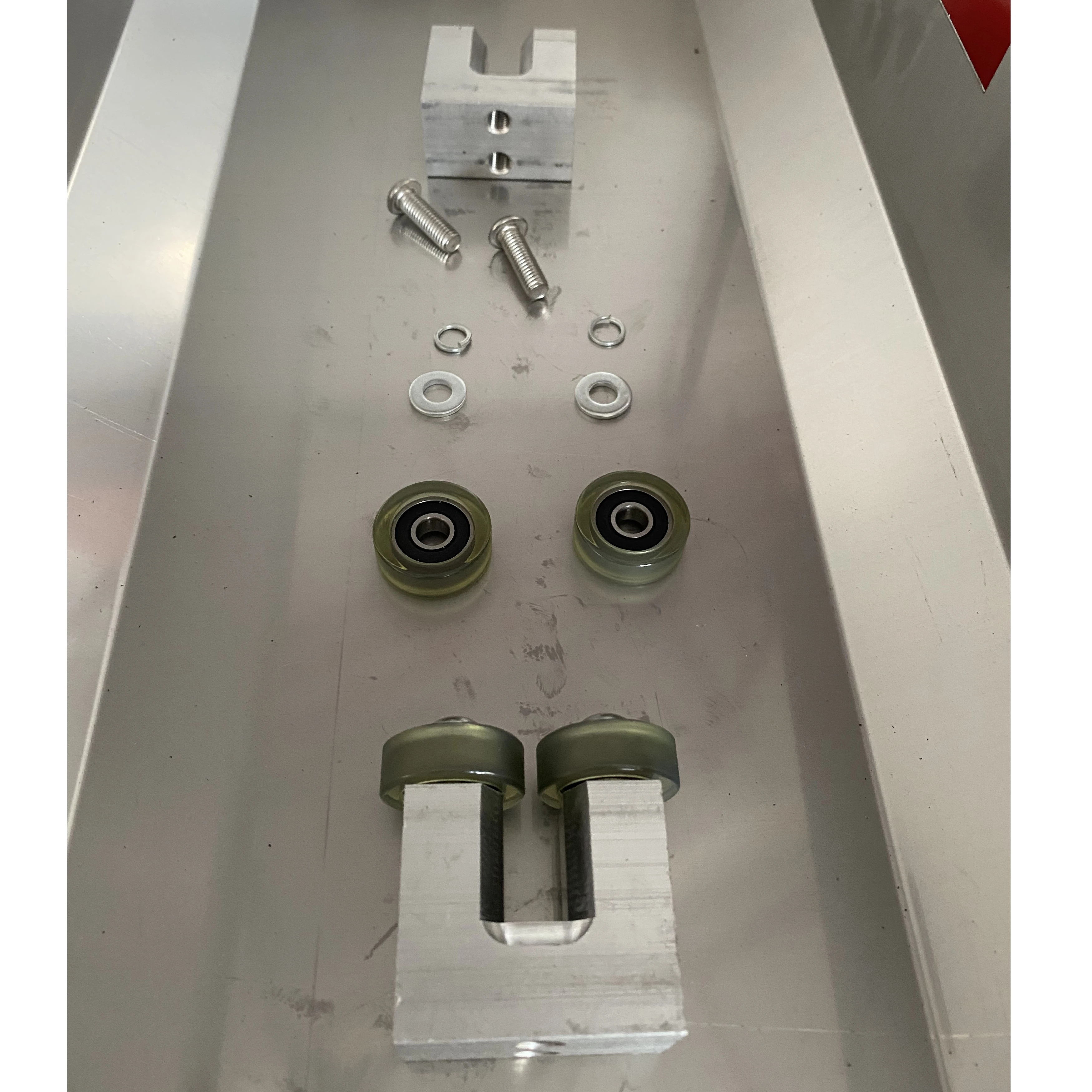 Door Parts Roller For High Speed Rolling Door Cold Storage Freezer Scroll Wheel Zipper type Rail Accessories