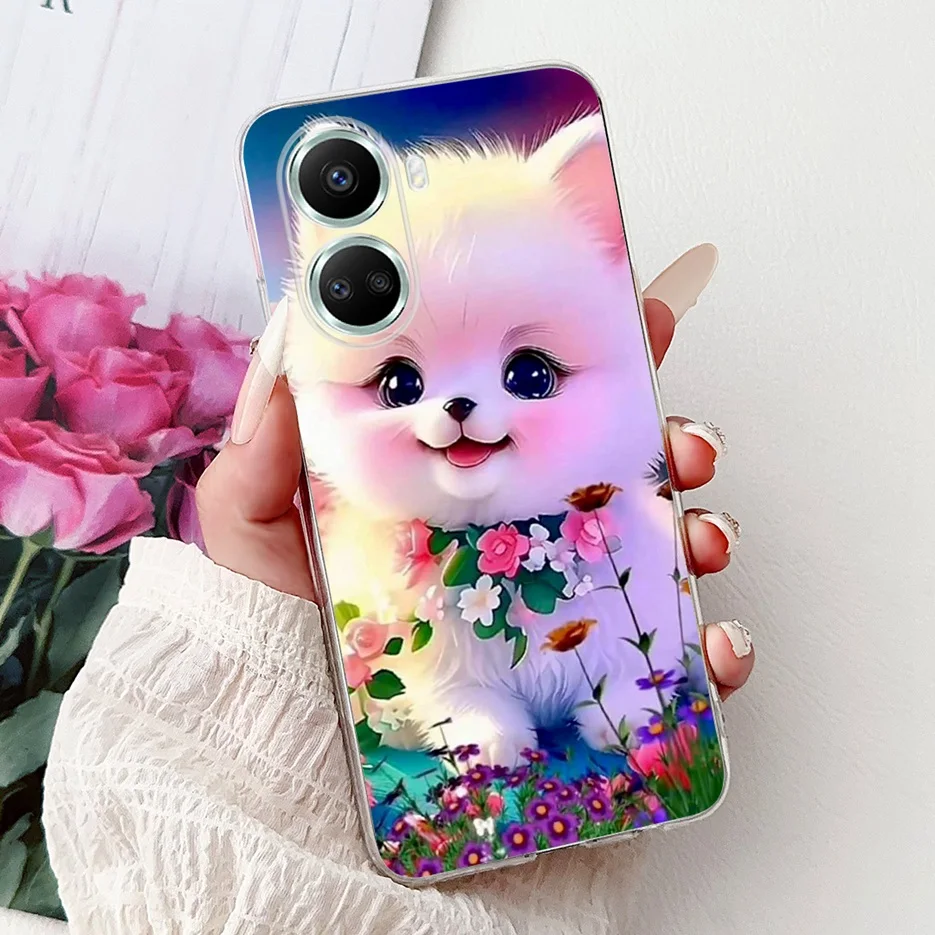 Fashionable Soft Slim Phone Case with Painted Design - Compatible with Huawei Nova 10 Series