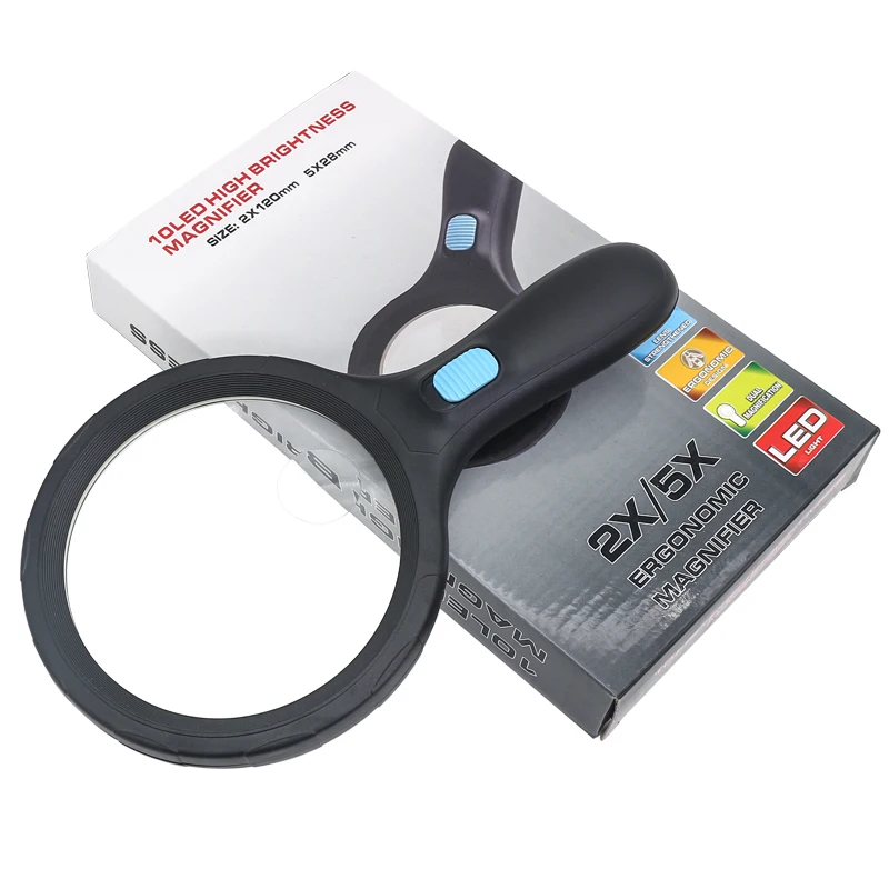 Magnifying Lens 120mm, Magnifying Glass 12, Handheld Magnifier