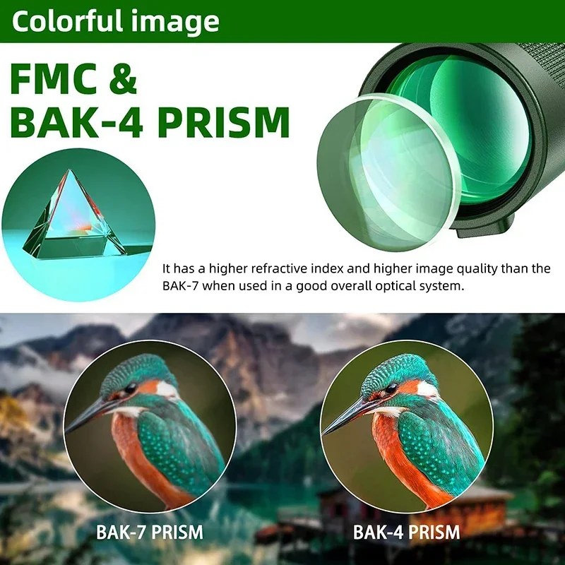 Portable Zoom HD 5000M Telescope Folding Long Distance Mini Powerful Telescope for Hunting Sports Outdoor Camping Travel